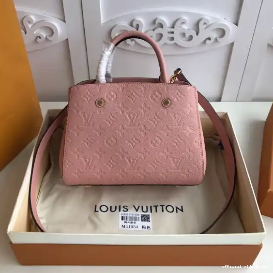 Official oldcobbler VUITTON MONTAIGNE BB LOUIS 0630
